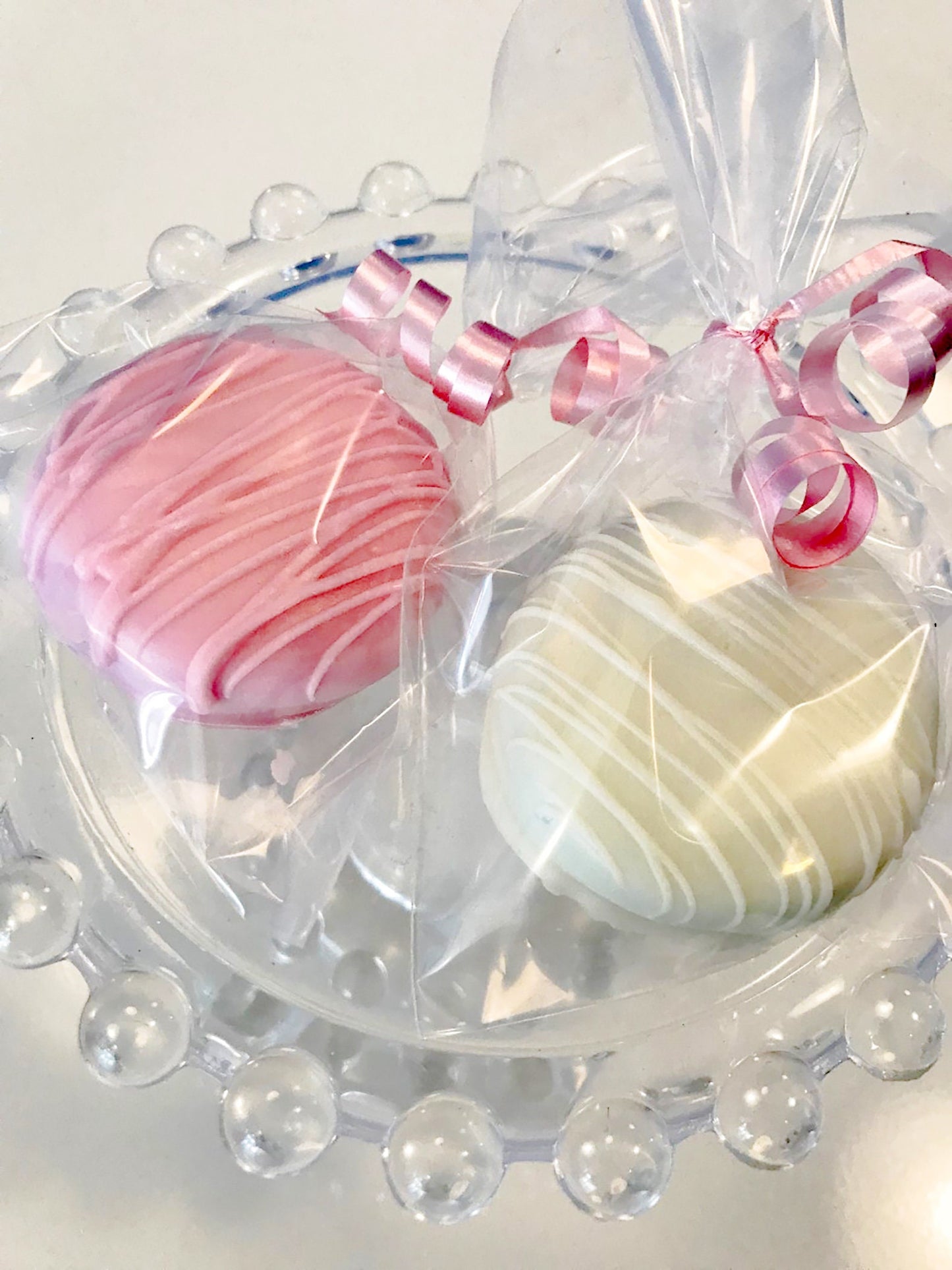 Pastel Sandwich Cookie - Easter Chocolate Covered Sandwich Cookies- Spring Party Treat -1 Dozen
