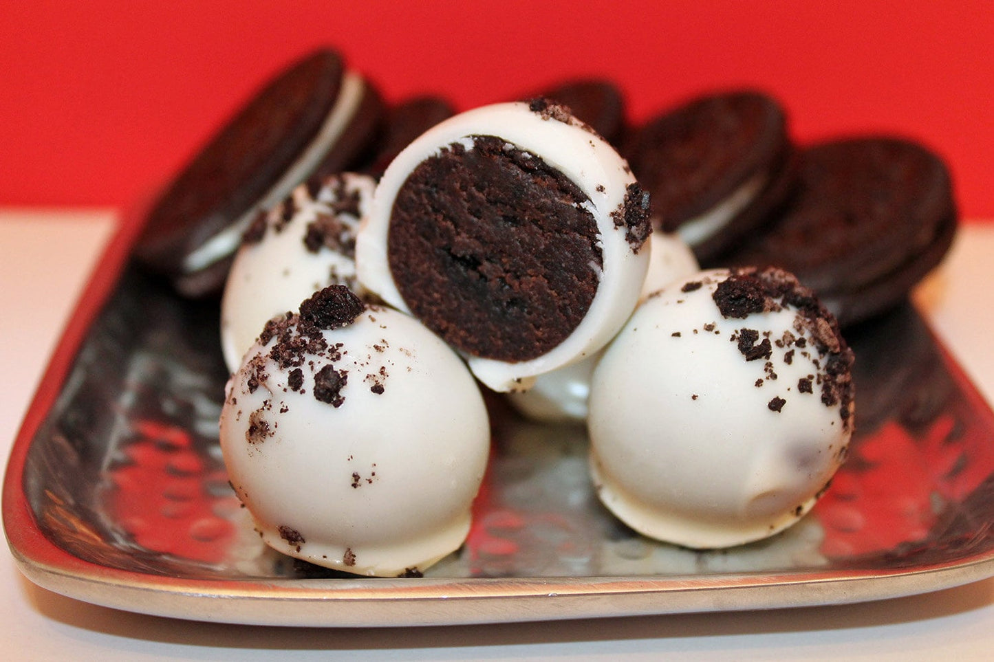 Oreo Chocolate Covered Truffles, Oreo Cake Bites, World Famous CookieTreats