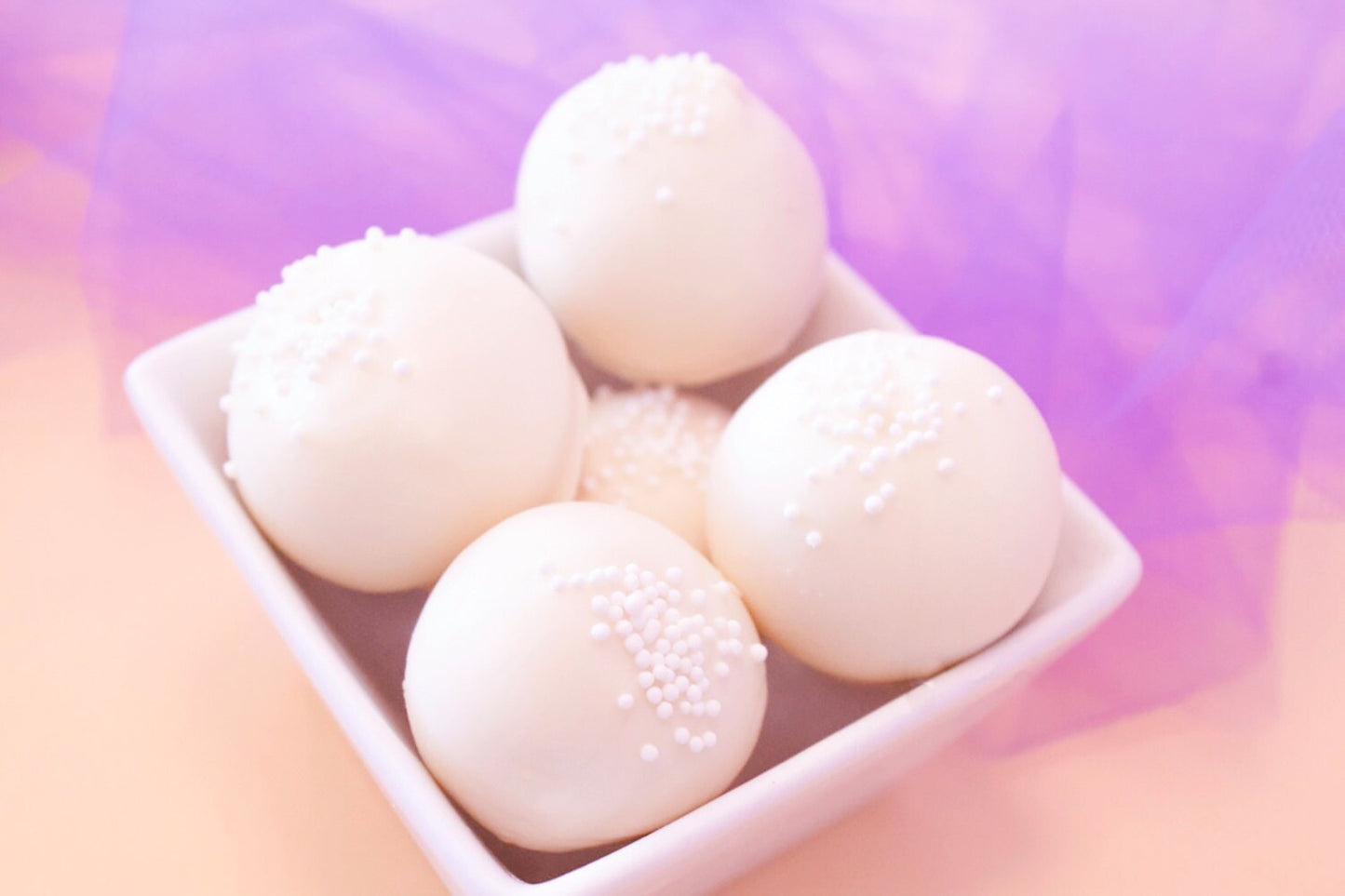 Lemon Cake Balls, Chocolate Dipped Lemon Cake Pops, Edible Party Favors