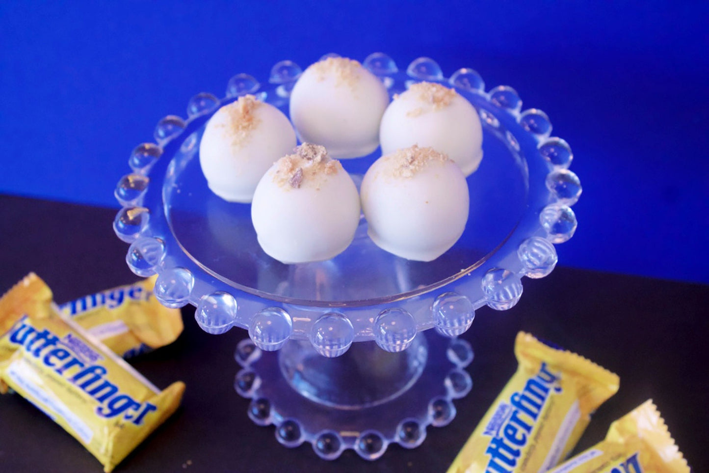 Butterfinger Cake Bites, Candy Bar Dessert, Custom Cake Balls