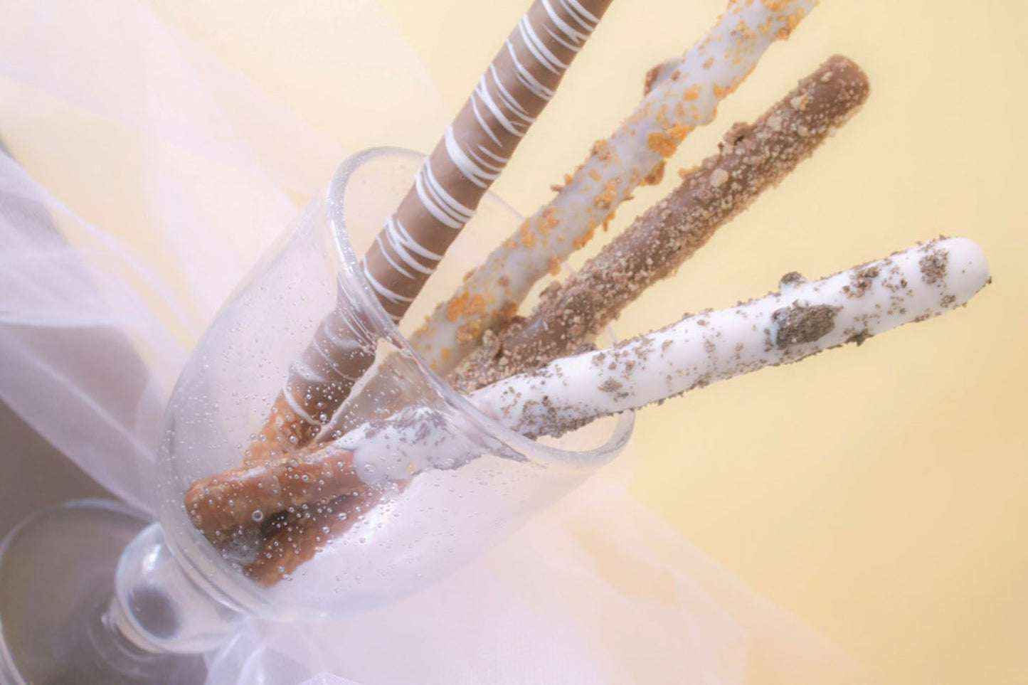 Chocolate Covered Pretzel Rods, Hand Dipped Pretzel Sticks, Savory Desserts