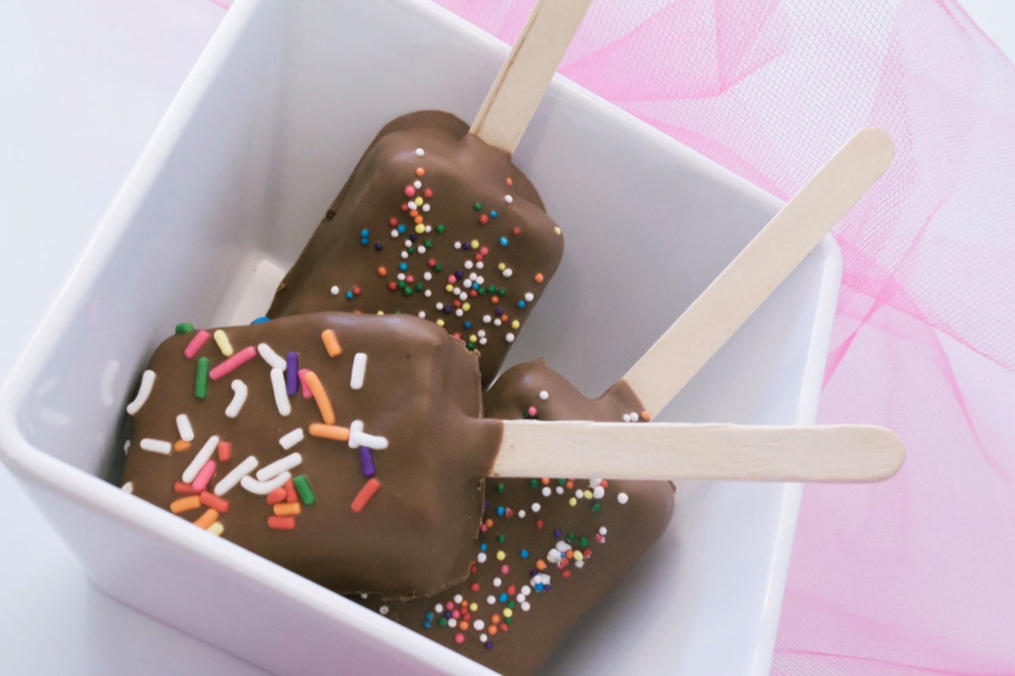 Brownie On A Stick - 1 dozen - Chocolate Treat - Brownie Pop - Confetti Brownie - Party Favors