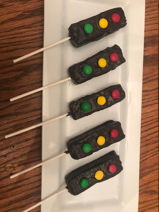 Disney Cars Birthday Treats - Cars Traffic Light Rice Krispies - Cars Birthday Party Treats - Cars Party Favors