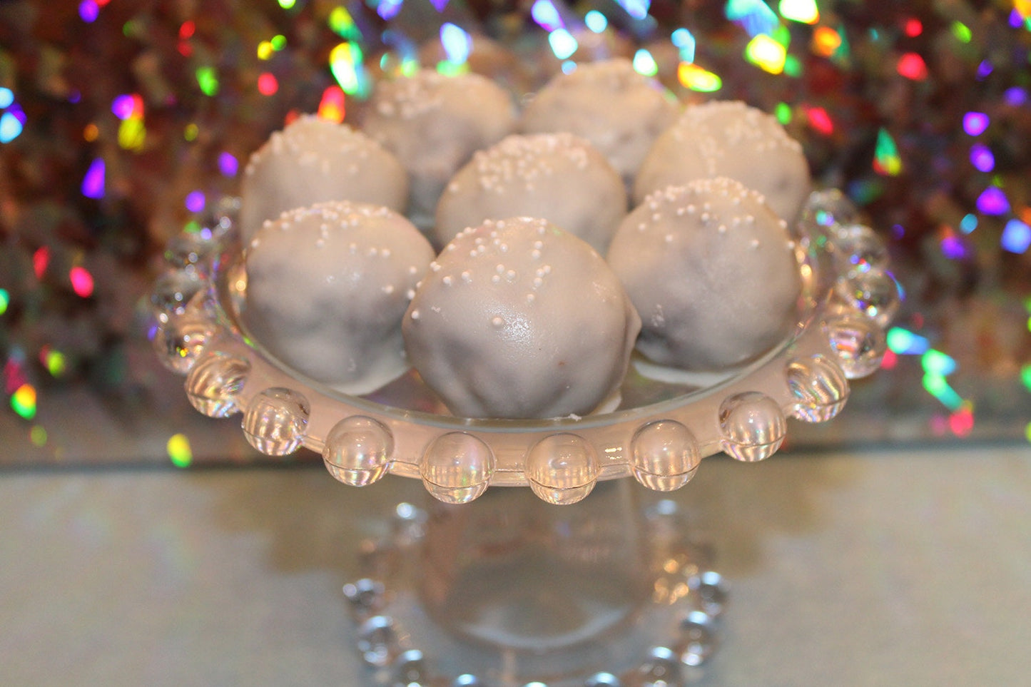 Snowball White Chocolate Covered Brownie Bites – 1 Dozen