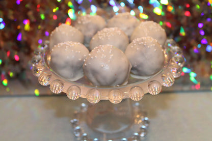 Snowball White Chocolate Covered Brownie Bites – 1 Dozen
