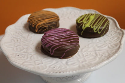 Halloween Chocolate Dipped Peanut Butter Crackers - 1 Dozen
