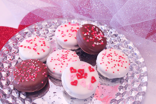Valentines Chocolate Covered Sandwich Cookies – 1 Dozen – Cookies Come Packaged as a Valentine’s Gift