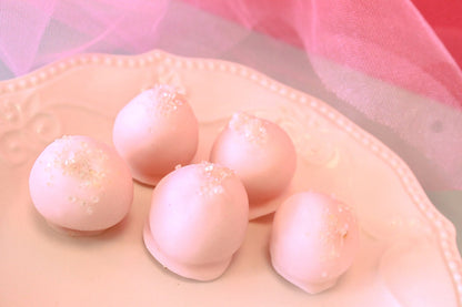 Pink Lemonade Cake Bites - Pink Lemonade Cake Balls