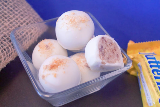Butterfinger Cake Bites, Candy Bar Dessert, Custom Cake Balls