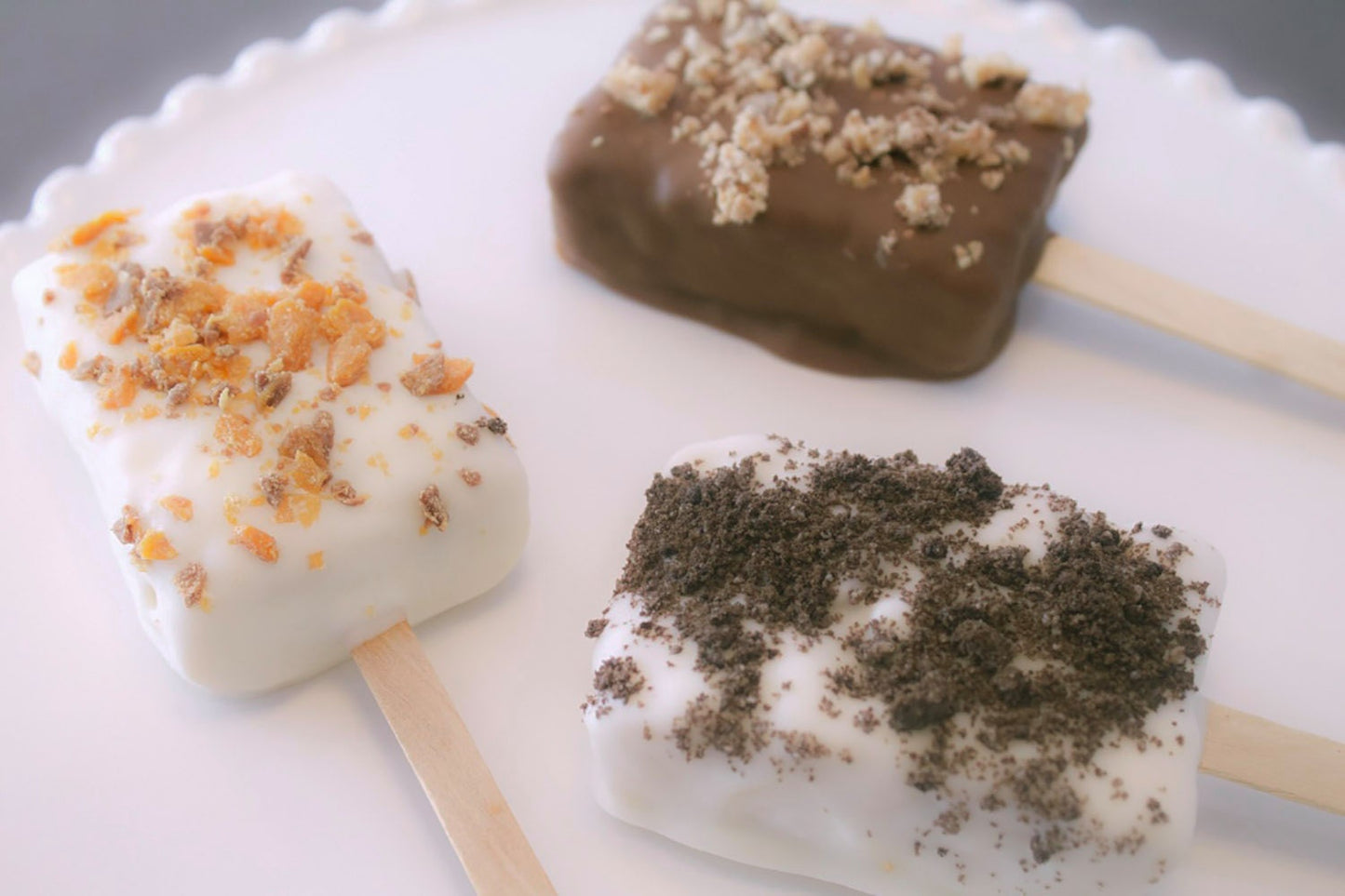 Chocolate Dipped Rice Krispies Treats, Rice Krispies Treats on a Stick, Novelty Dessert