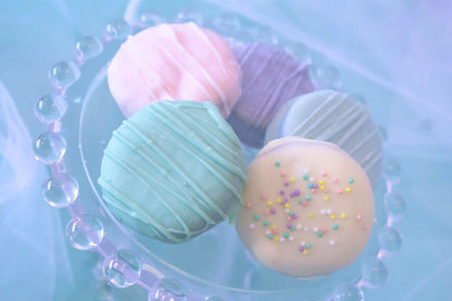Pastel Sandwich Cookie - Easter Chocolate Covered Sandwich Cookies- Spring Party Treat -1 Dozen