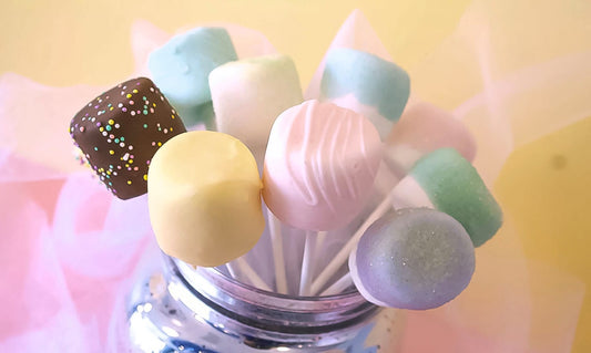 Spring Chocolate Dipped Marshmallow Pops – Pastel Chocolate Marshmallows - Easter Party Treats - 1 Dozen