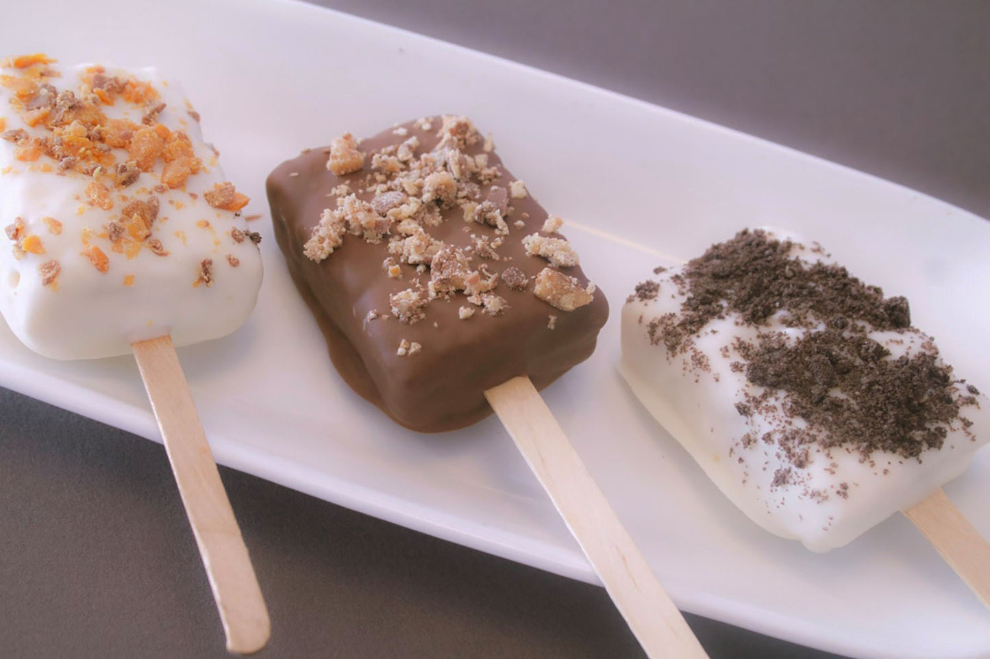 Chocolate Dipped Rice Krispies Treats, Rice Krispies Treats on a Stick, Novelty Dessert